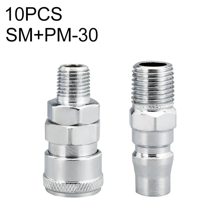 10개 C형 셀프락 에어 튜브 공압 퀵 피팅 커넥터, PF-20, PF-30, PF-40, PH-20, PH-30, PH-40, PM-20, PM-30, PM-40, PP-20, PP-30, PP-40, SF-20, SF-30, SF-40, SH-20, SH-30, SH-40, SM-20, SM-30, SM-40, SP-20, SP-30, SP-40, SF+PF-20, SF+PF-3...