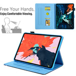 Colored Drawing Leather Smart Tablet Case, For iPad 10th Gen 10.9 2022