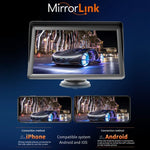 7인치 무선 CarPlay 라디오 멀티미디어 플레이어 1080P IPS 터치 스크린 MP5 라디오 블루투스 모니터, B600W
