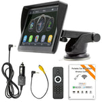 7인치 무선 CarPlay 라디오 멀티미디어 플레이어 1080P IPS 터치 스크린 MP5 라디오 블루투스 모니터, B600W