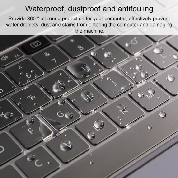 투명 및 방진 TPU 노트북 키보드 보호 필름, Huawei MateBook X Pro용, Huawei MateBook D 15.6인치용