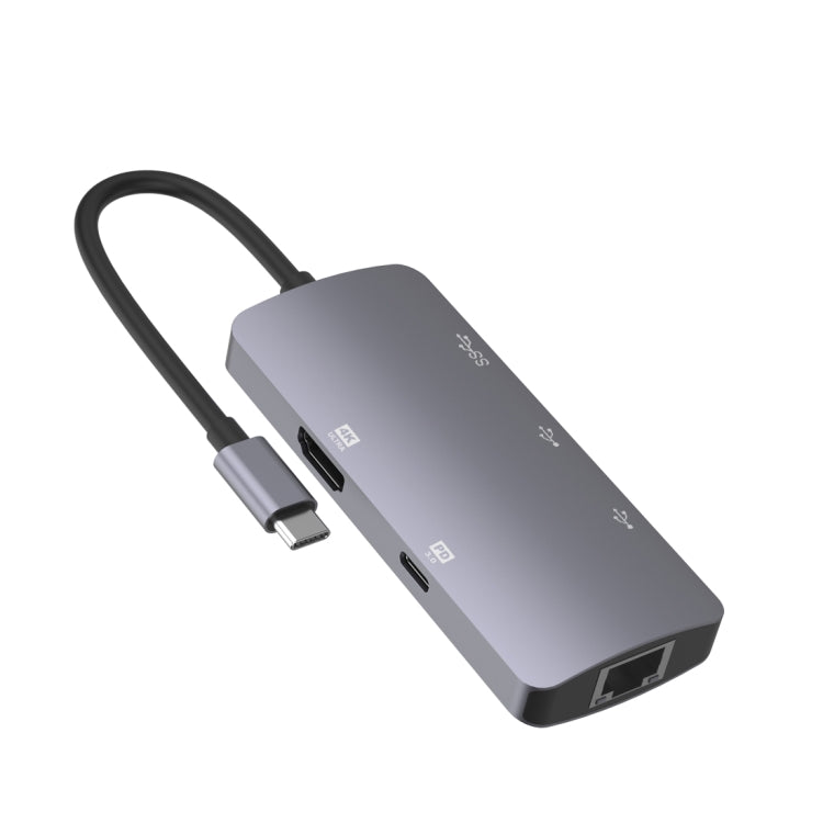 Onten OTN-UC910 USB-C / 타입-C 휴대용 다기능 허브 도킹 스테이션, OTN-UC910