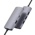 Onten OTN-UC910 USB-C / 타입-C 휴대용 다기능 허브 도킹 스테이션, OTN-UC910