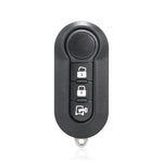 For Fiat 3 Button Folding Car Key Case Remote Control Shell SIP22, Black Switch Button, White Switch Button, Black Special Button, White Switch Trunk Button