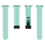 단색 실리콘 시계줄, 애플 워치 울트라 49mm / 시리즈 8&7 45mm / SE 2&6&SE&5&4 44mm용, 애플 워치 시리즈 8&7 41mm / SE 2&6&SE&5&4 40mm / 3&2&1 38mm용
