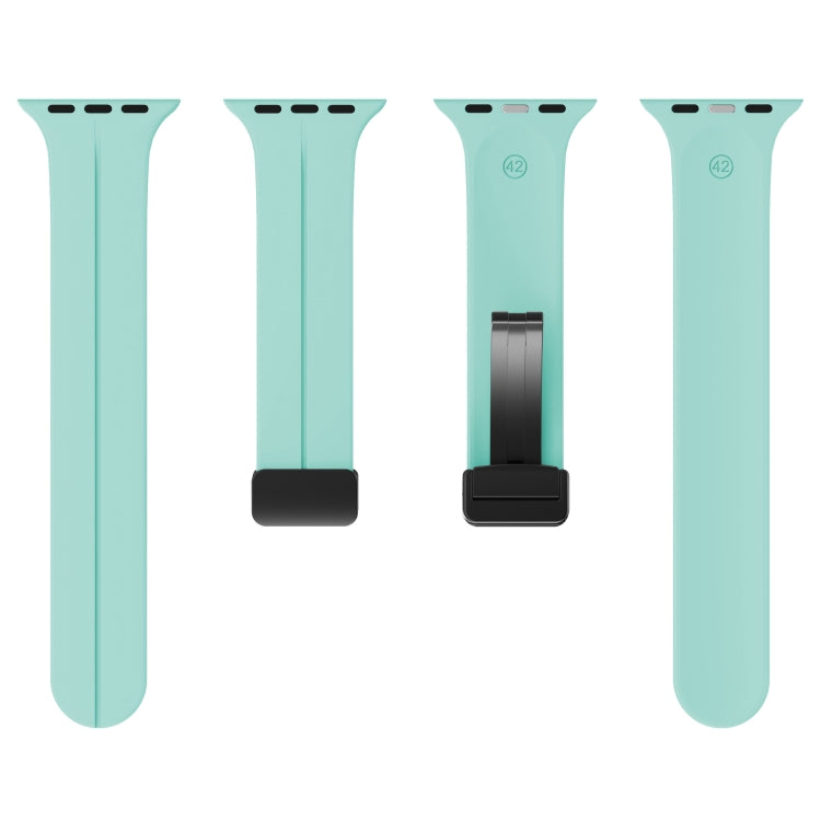 단색 실리콘 시계줄, 애플 워치 울트라 49mm / 시리즈 8&7 45mm / SE 2&6&SE&5&4 44mm용, 애플 워치 시리즈 8&7 41mm / SE 2&6&SE&5&4 40mm / 3&2&1 38mm용