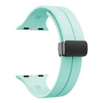 단색 실리콘 시계줄, 애플 워치 울트라 49mm / 시리즈 8&7 45mm / SE 2&6&SE&5&4 44mm용, 애플 워치 시리즈 8&7 41mm / SE 2&6&SE&5&4 40mm / 3&2&1 38mm용