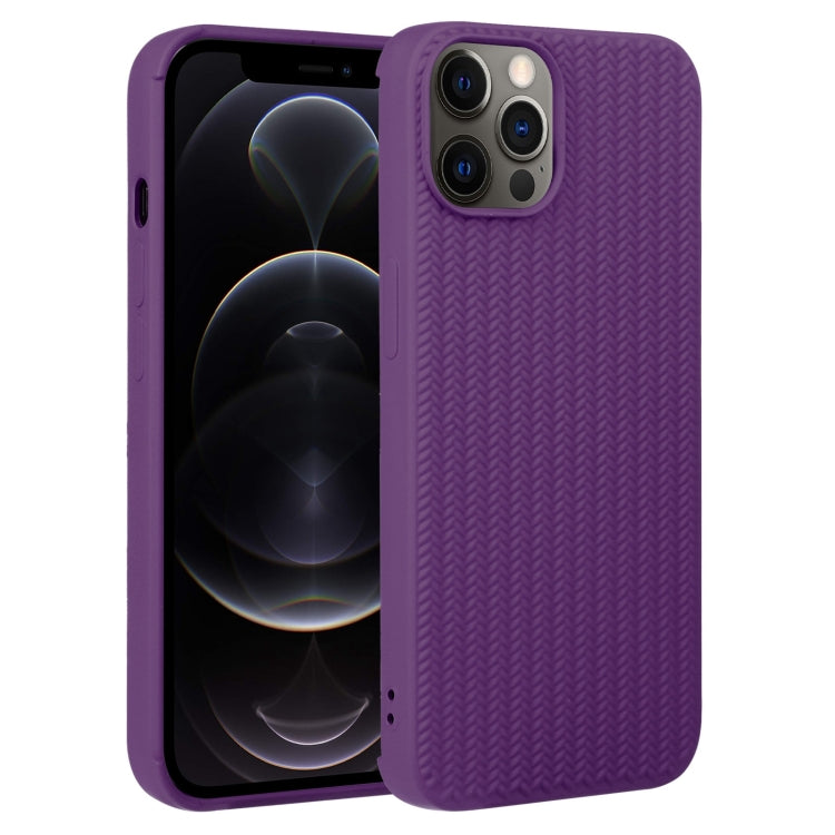 Weave Texture Silicone Phone Case, For iPhone 13 Pro, For iPhone 13 Pro Max, For iPhone 12, For iPhone 12 Pro, For iPhone 12 Pro Max