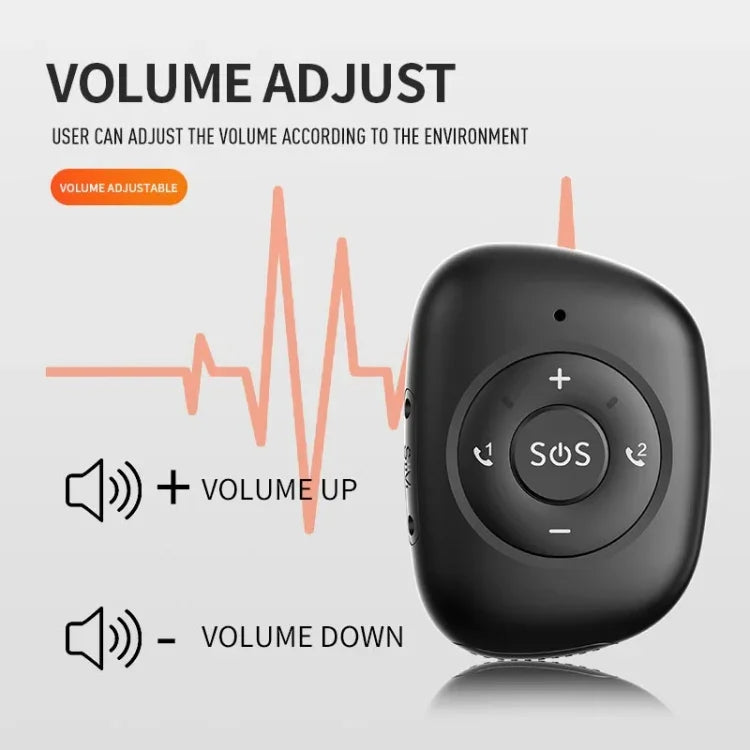 RF-V50 IP67 방수 4G LTE 3G 2G GSM 노인용 SOS 버튼 비상 알람 GPS 추적기, RF-V50 (블랙), RF-V50 (레드)