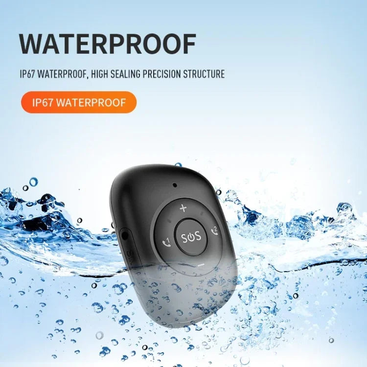 RF-V50 IP67 방수 4G LTE 3G 2G GSM 노인용 SOS 버튼 비상 알람 GPS 추적기, RF-V50 (블랙), RF-V50 (레드)