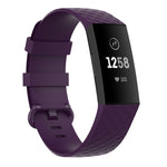 Color Buckle TPU Wrist Strap Watch Band for Fitbit Charge 4 / Charge 3 / Charge 3 SE, Size: S, Size: L