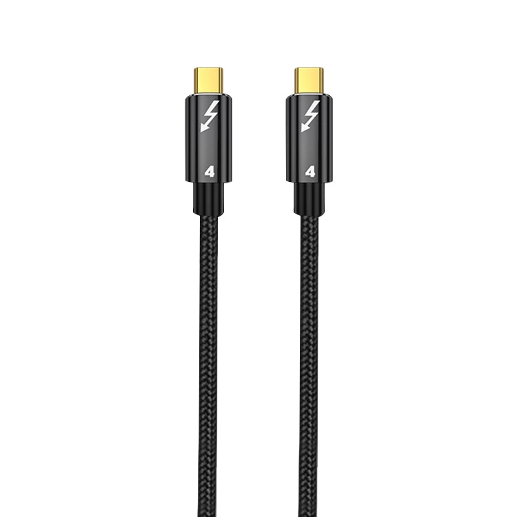 100W 타입-C to 타입-C 썬더볼트 4 풀기능 데이터 케이블, 0.3m, 0.5m, 0.8m, 1m