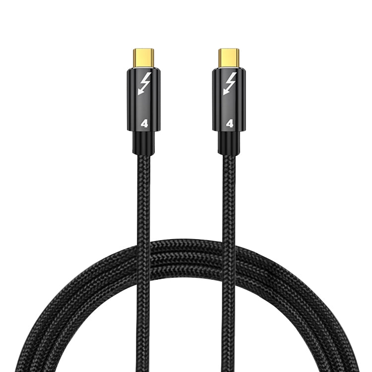 100W 타입-C to 타입-C 썬더볼트 4 풀기능 데이터 케이블, 0.3m, 0.5m, 0.8m, 1m