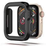 Aluminum alloy + TPU Apple Watch protective case for 49mm and 45mm models, showcasing easy access and full device protection.