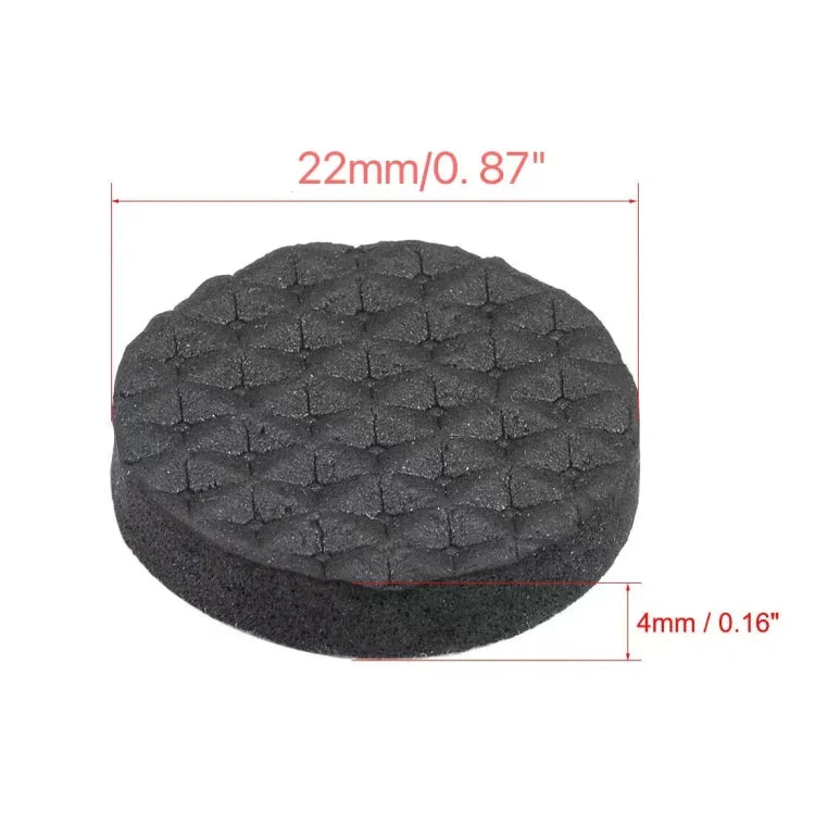 2개 22mm 원형 체크 EVA 테이블 소파 미끄럼 방지 소음 감소 발패드, 22mm