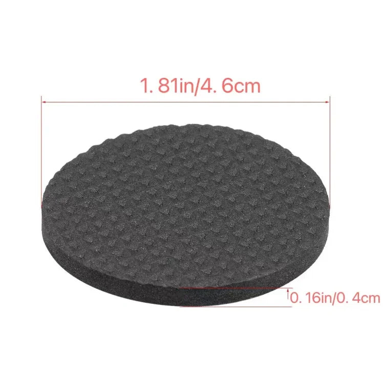 2개 46mm 원형 체크 EVA 테이블 소파 미끄럼 방지 소음 감소 발패드, 46mm