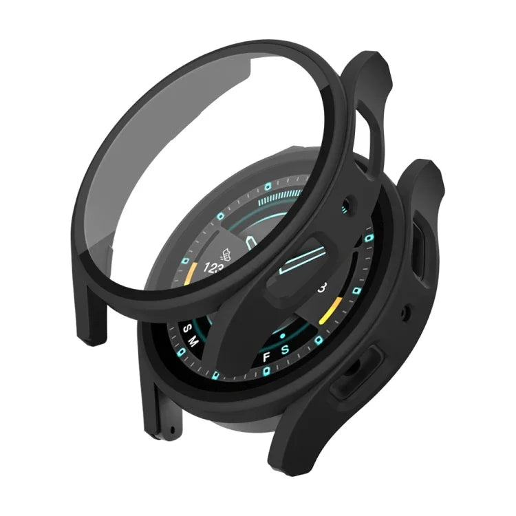 Frosted PC + Tempered Film Integrated Watch Protective Case, For Samsung Galaxy Watch 5 40mm
