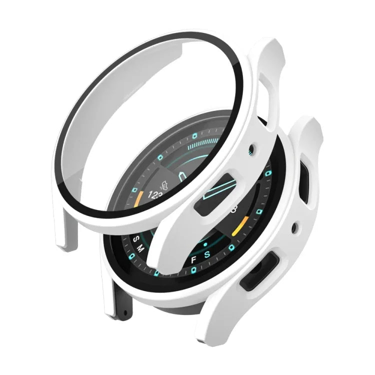 Frosted PC + Tempered Film Integrated Watch Protective Case, For Samsung Galaxy Watch 5 40mm