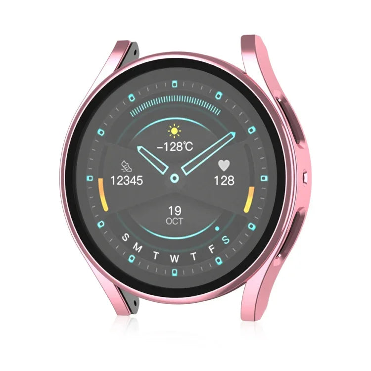 Frosted PC + Tempered Film Integrated Watch Protective Case, For Samsung Galaxy Watch 5 40mm