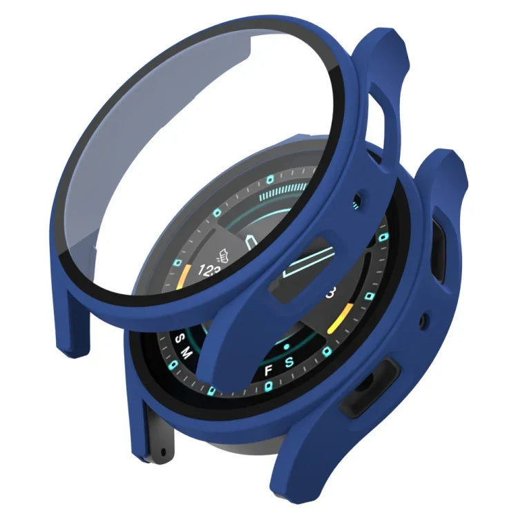 Frosted PC + Tempered Film Integrated Watch Protective Case, For Samsung Galaxy Watch 5 40mm