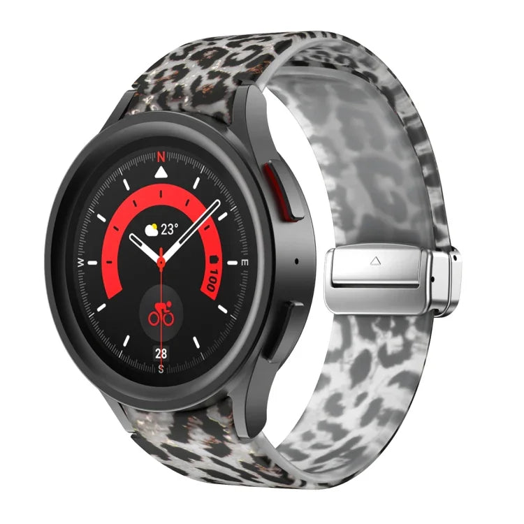 Magnetic Printed Silicone Watch Band, For Samsung Galaxy Watch5
