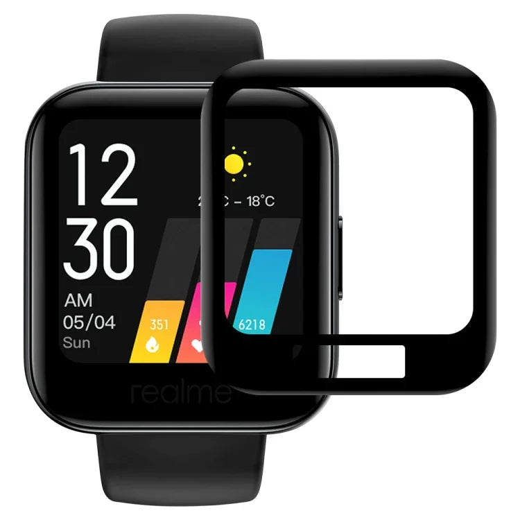 3D 표면 복합 소프트 시계 필름, Amazfit GTS 2E용, Fitbit Charge 5용, Garmin Fenix 7S용, Keep Band B2용, OPPO Watch Free용, OPPO Watch SE용, Realme Watch 2용, Realme Watch T1용, Realme Watch용, 구글 픽셀 워치용