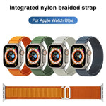 Nylon Loop Watch Band, For Apple Watch Ultra 49mm / Series 8&7 45mm, For Apple Watch Series 8&7 41mm / SE 2&6&SE&5&4 40mm