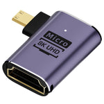 8K HDMI 2.1 to 마이크로 HDMI 어댑터, D8K-01, D8K-02, D8K-03, D8K-04, D8K-05, C8K-01, C8K-02, C8K-03, C8K-04, C8K-05, C8K-06, C8K-07