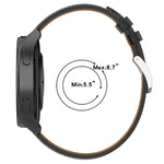 22mm Genuine Leather Watch Band, For Huawei Watch Buds/Xiaomi Watch S2
