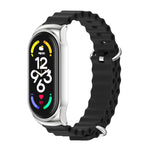 MIJOBS CS Marine Silicone Breathable Watch Band, For Xiaomi Mi Band 6 / 5, For Xiaomi Mi Band 7 / 7 NFC
