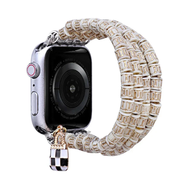 멀티 로우 비즈 시계줄, Apple Watch Ultra 49mm / 시리즈 8&7 45mm용, Apple Watch 시리즈 8&7 41mm용