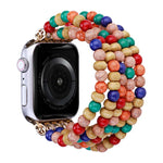 우드 비즈 시계줄, Apple Watch Ultra 49mm / 시리즈 8&7 45mm용, Apple Watch 시리즈 8&7 41mm용