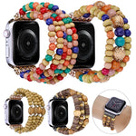 우드 비즈 시계줄, Apple Watch Ultra 49mm / 시리즈 8&7 45mm용, Apple Watch 시리즈 8&7 41mm용