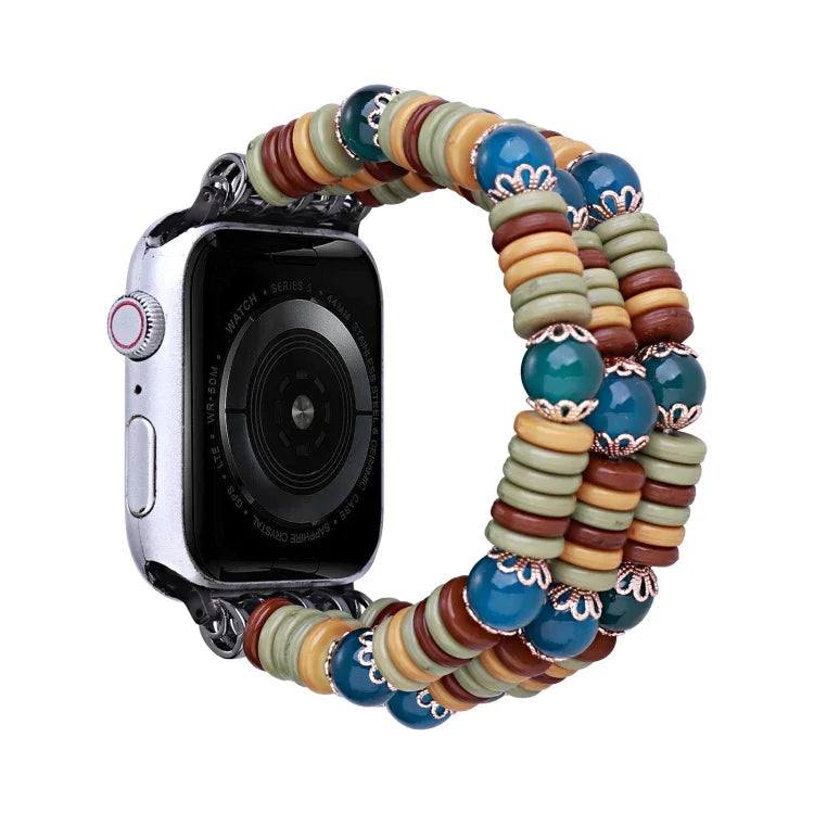 조각 비즈 시계줄, Apple Watch Ultra 49mm / 시리즈 8&7 45mm용, Apple Watch 시리즈 8&7 41mm용