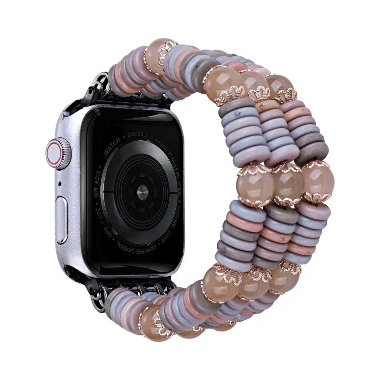 조각 비즈 시계줄, Apple Watch Ultra 49mm / 시리즈 8&7 45mm용, Apple Watch 시리즈 8&7 41mm용