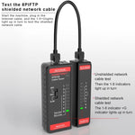 HABOTEST HT812A 2 in 1 전화선 네트워크 라인 테스터, HT812A
