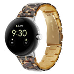 Three-beads Resin Watch Band, For Google Pixel Watch 4 / 3 / 2 / 1 41mm