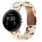 Three-beads Resin Watch Band, For Google Pixel Watch 4 / 3 / 2 / 1 41mm