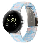Three-beads Resin Watch Band, For Google Pixel Watch 4 / 3 / 2 / 1 41mm