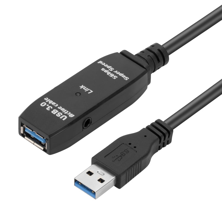 USB 3.0 수-암 데이터 동기화 초고속 연장 케이블, 길이: 10m, 10m