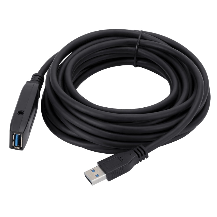 USB 3.0 수-암 데이터 동기화 초고속 연장 케이블, 길이: 10m, 10m