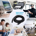 USB 3.0 수-암 데이터 동기화 초고속 연장 케이블, 길이: 10m, 10m