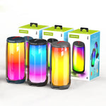HOPESTAR P49 Tone Pulse RGB Light Waterproof Bluetooth Speaker, P49(Blue), P49(Black), P49(Grey)
