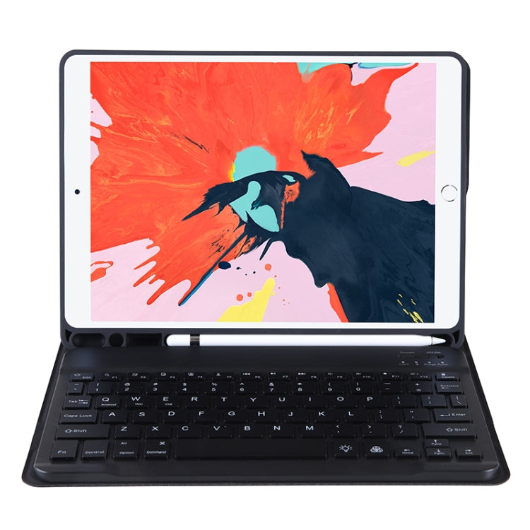 iPad 9.7인치 / iPad Pro 9.7인치 / iPad Air 2 / Air (2018 & 2017)용 TPU 캔디 컬러 초슬림 블루투스 키보드 보호 케이스, 스탠드 및 펜 슬롯 포함, iPad 9.7인치용