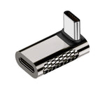 100W 타입-C 수컷 to 타입-C 암컷 20Gbps 아연 합금 어댑터, 타입-C 수컷 to 타입-C 암컷 측면 굽힘, 타입-C 수컷 to 타입-C 암컷 수직 각도, 타입-C 수컷 to 타입-C 암컷 중간 굽힘, 타입-C 수컷 to 타입-C 암컷 직선