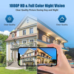DP27 1080P 시계 플러그 카드 WiFi 카메라 양방향 음성 인터콤 및 모바일 모니터링 지원, 미국 플러그, 유럽 플러그