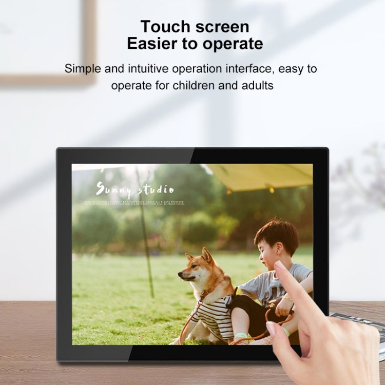 15인치 IPS 디스플레이 WiFi 클라우드 사진 액자, RK3126C 쿼드 코어 최대 1.5GHz, Android 6.0, 1GB+16GB, 호주 플러그, 미국 플러그, 유럽 플러그, 영국 플러그