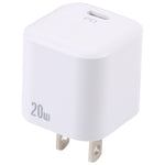 20W PD USB-C/타입-C 인터페이스 고속 충전기, 사양: 미국 플러그, 미국 플러그