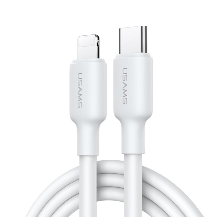 USAMS US-SJ610 U84 PD20W USB-C / Type-C to 8 핀 충전 데이터 케이블, PD20W 8 핀 1m