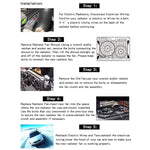 12V 80W Car Powerful Transmission Oil Cooling Fan with Mounting Accessorie, 7 inch, 9 inch, 12 inch